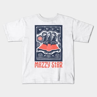 Mazzy Star .. Psychedelic Fan Art Design Kids T-Shirt